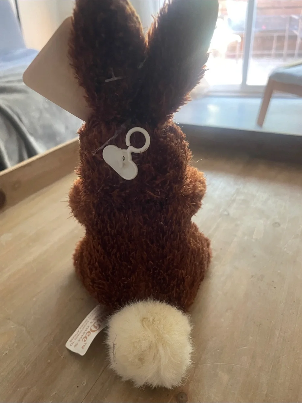 The Dan Dee Chocolate Scented Bunny Plush  - Cozy Toy ( no scent left  ) 9 in